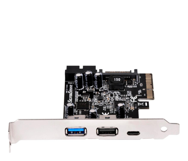 SilverStone 1x USB3.1 Typ-C + 2x USB3.0 + 2x wewnętrzne USB3.0 - PCIe - 1187010 - zdjęcie 4